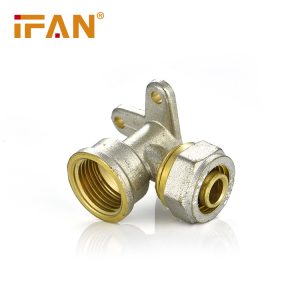 Coude femelle à compression PEX avec siège