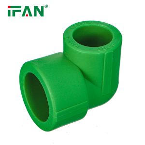 Coude réducteur plastique vert PPR
